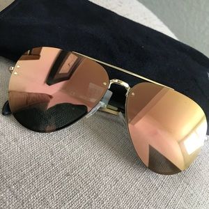 Brand new Celine Aviators-Rose Gold